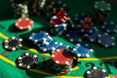 Sic Bo dice game display on ernita 4d Togel 4D table